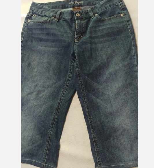 Ann Taylor Capris pants Size 8 And Port Authority  Women Medium 2pcs.      B8 - Picture 2 of 12